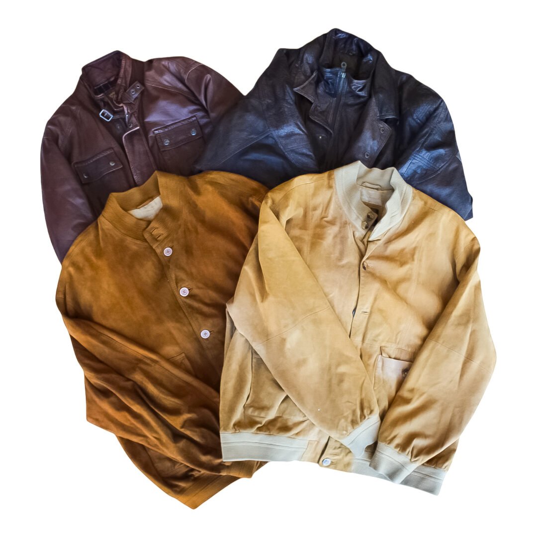 LEATHER + SUEDE BOMBER JACKETS