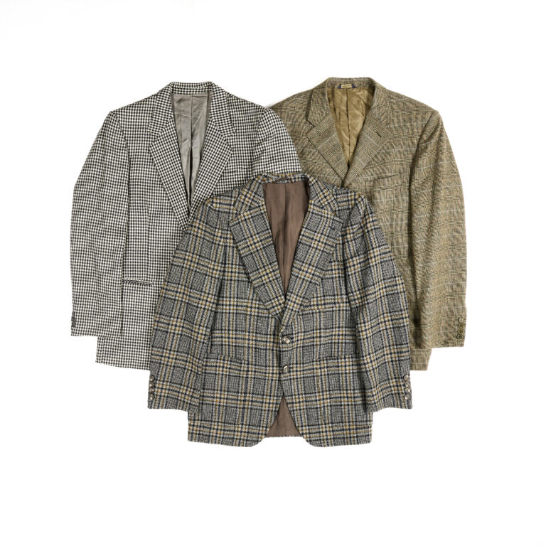 Men’s tartan blazers