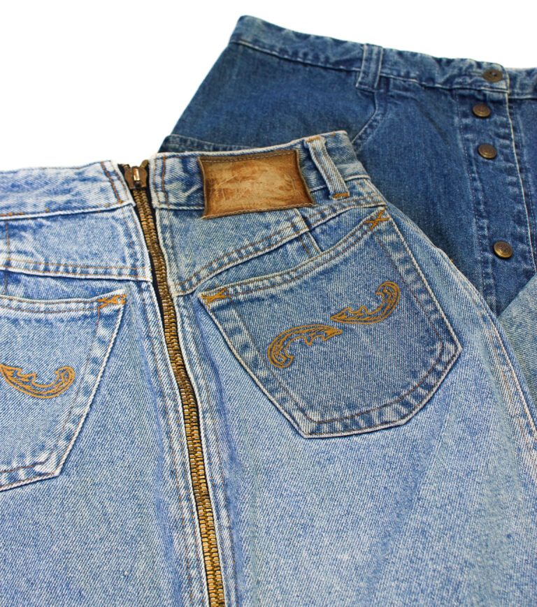 Denim skirts