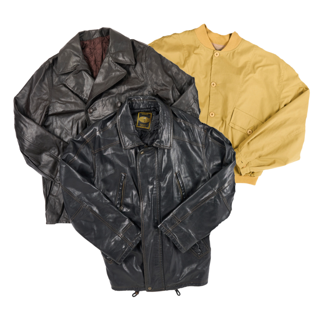 Leather + Suede Bomber Jackets