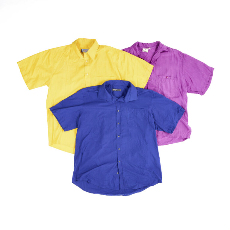 Men's short sleeve plain shirts