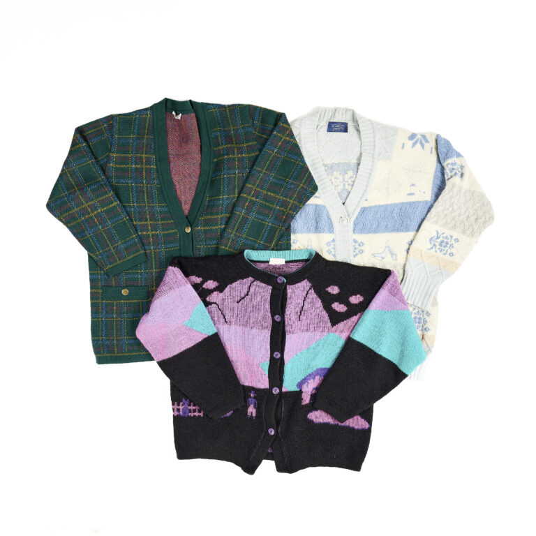 Women’s coloured cardigans