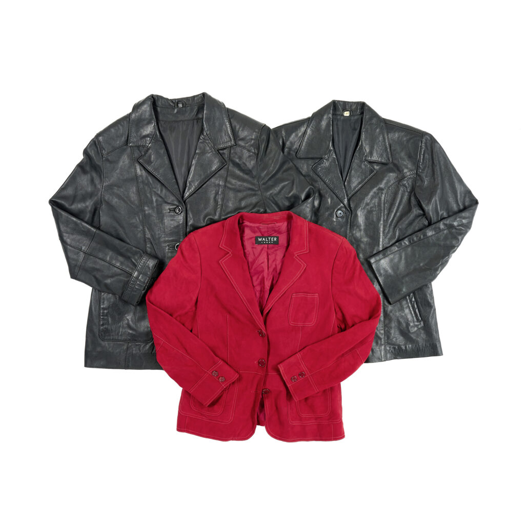 Women's 70s/80s Leather + Suede Blazers