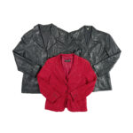 Women's 70s/80s Leather + Suede Blazers - 1