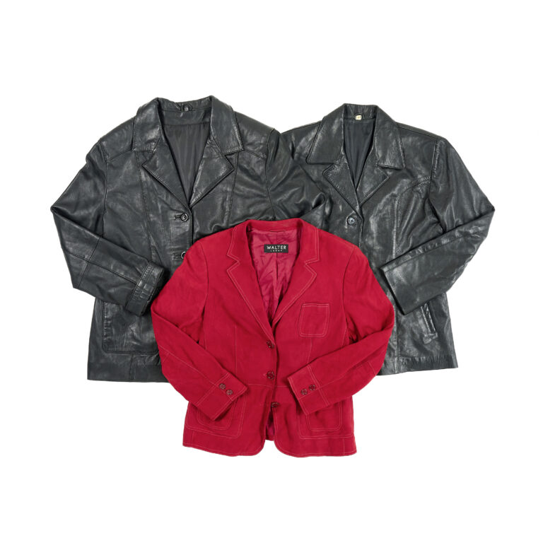 Women's 70s/80s Leather + Suede Blazers