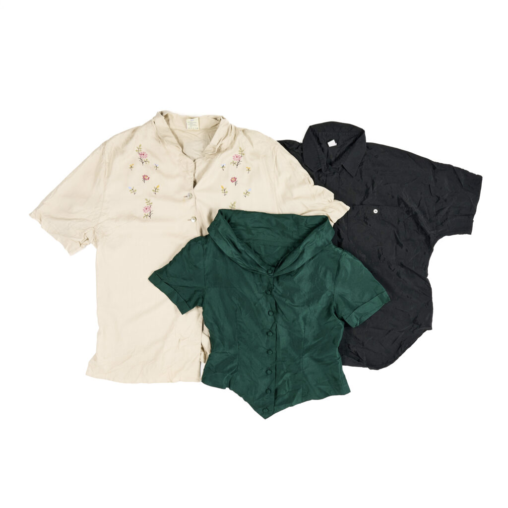 Women's short sleeve plain shirts
