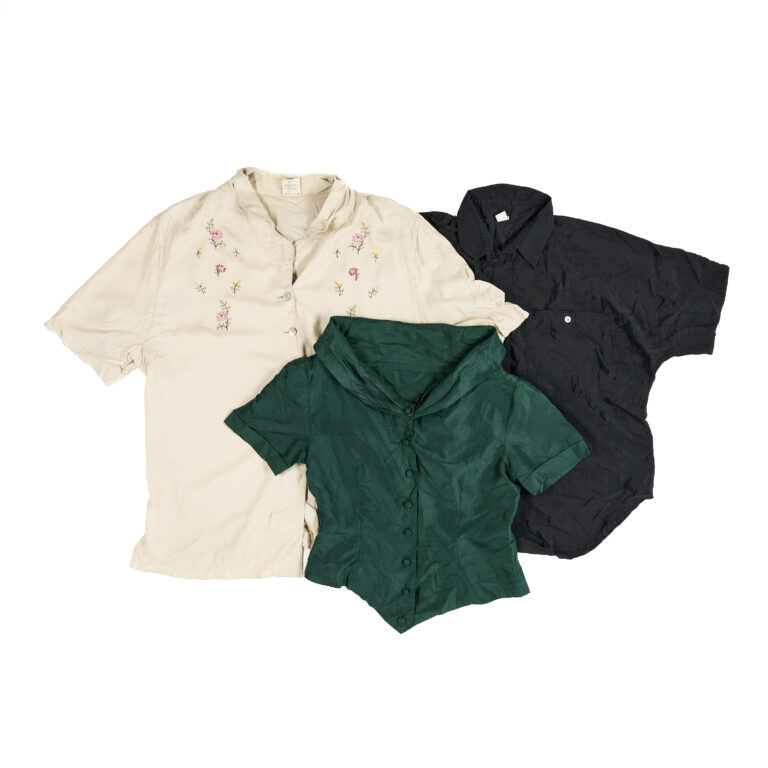 Women's short sleeve plain shirts